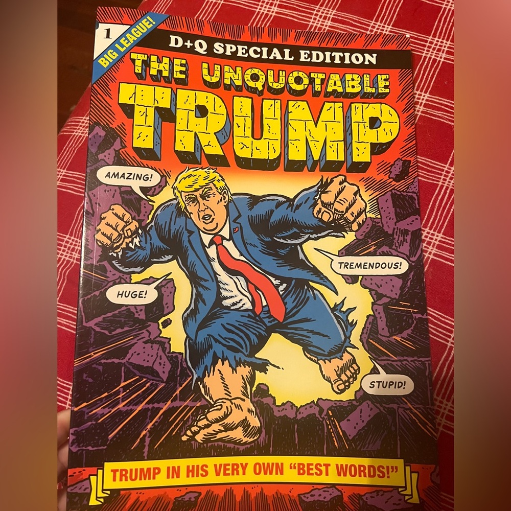 The unquotable trump comic book